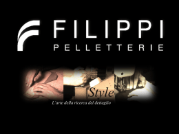 Diapositiva 1 - Filippi Pelletterie