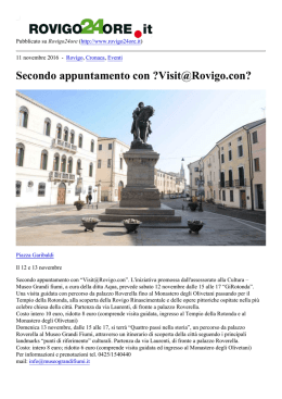 Secondo appuntamento con ?
