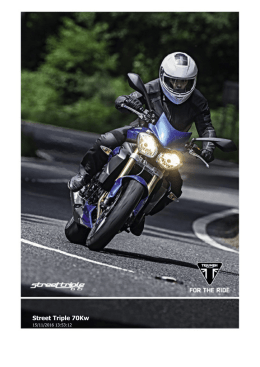 Street Triple 70Kw - Triumph Motorcycles