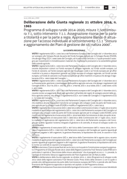 BUR n. 45 del 9 novembre 2016 - Regione Autonoma Friuli Venezia