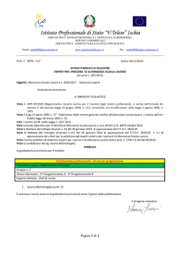 graduatoria provvisoria_chef_alternanza - IPS Telese