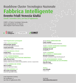 Fabbrica Intelligente - Regione Autonoma Friuli Venezia Giulia