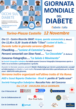 Giornata Mondiale del Diabete - AGD Piemonte e Valle d`Aosta