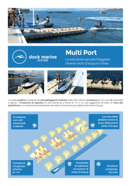 Pedana Modulare per Moto d`Acqua : Multi Port