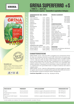 GRENA SUPERFERRO +S + FERRO 5% + ZOLFO 30
