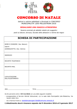 CONCORSO DI NATALE - Live Comune di Venezia