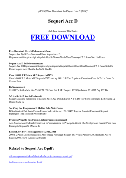 Free SEQUERI ACC D