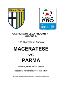 Maceratese - Parma