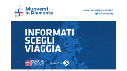 Diapositiva 1 - Regione Piemonte