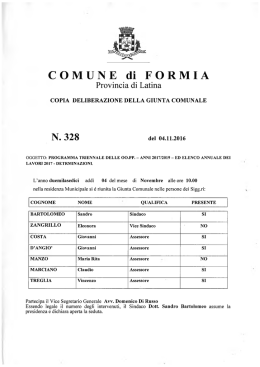 N. 328 - Comune di Formia