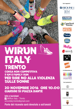 WIRun Italy 20 novembre