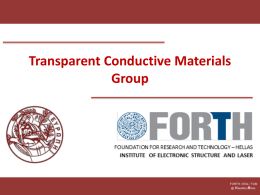 Transparent Conductive Materials Group