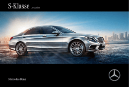 brochure S-Klasse  - Mercedes-Benz