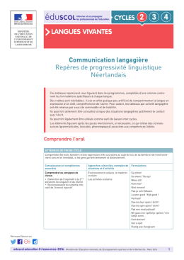 langues vivantes - Ministère de l`éducation nationale