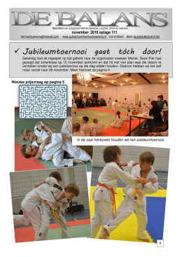 De Balans - Judoschool Herman Boersma
