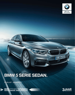 BMW 5 SERIE SEDAN.