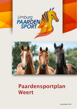 Paardensportplan Weert