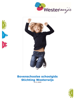 Bovenschoolse schoolgids Stichting Westerwijs