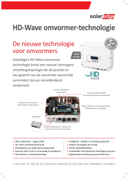 HD-Wave omvormer-technologie