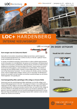 Nieuwsbrief - LOC Hardenberg