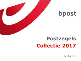 Postzegels Collectie 2017