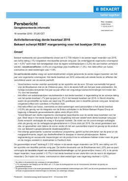 Persbericht