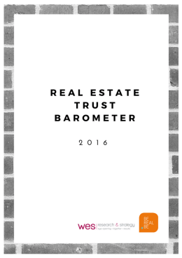 Real Estate Trust Barometer 2016