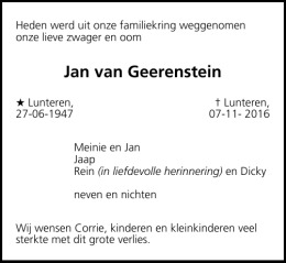 Jan van Geerenstein