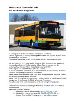 ADV-excursie Met de bus door Mergelland 12-11-2016