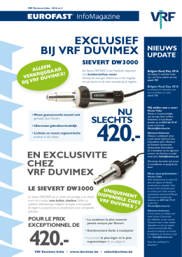 InfoMagazine - VRF Duvimex