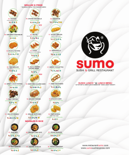 Lunch buitenkant - Restaurant Sumo