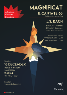 CMT poster kerst final - Collegium Musicum Traiectum