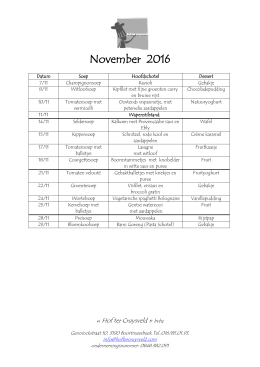 November 2016 - GBS Boortmeerbeek