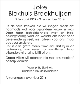 Joke Blokhuis-Broekhuijsen