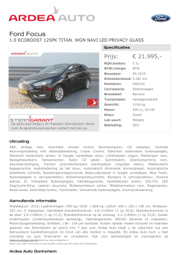 Ford Focus - Autokopen.nl