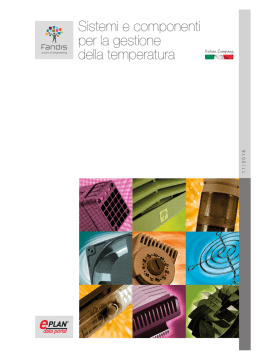 Sistemi e componenti per la gestione della temperatura