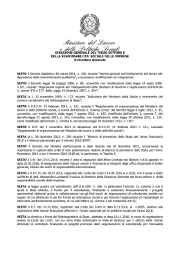 Decreto direttoriale del 16 novembre 2016