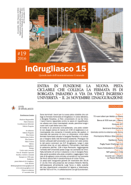 InGrugliasco15 n° 19 - 17 novembre 2016