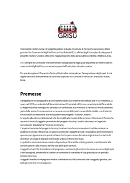Premesse - Factory Gris&ugrave;