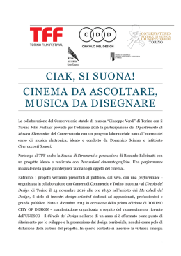 Comunicato Stampa - Conservatorio Statale di Torino