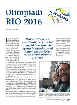 Olimpiadi RIO 2016 Giulio Guazzini19