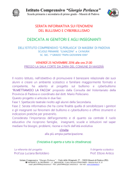 Invito serata bullismo_25.11.2016 - Istituto Comprensivo "Giorgio