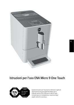 Istruzioni per l`uso ENA Micro 9 One Touch