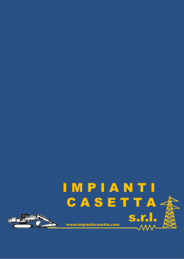 Brochure - Impianti Casetta