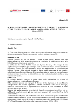 Progetto-Sanità-2.0 - Azienda USL 7 di Siena