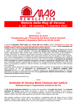 Newsletter Mag Verona n°151