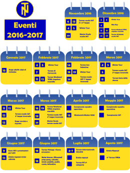 Tutti i nostri EVENTI 2016-2017