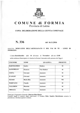 N. 336 - Comune di Formia