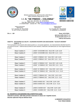 109 Alcolisti Anonimi - De Pinedo