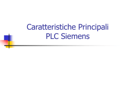 Caratteristiche Principali PLC Siemens CPU 314C